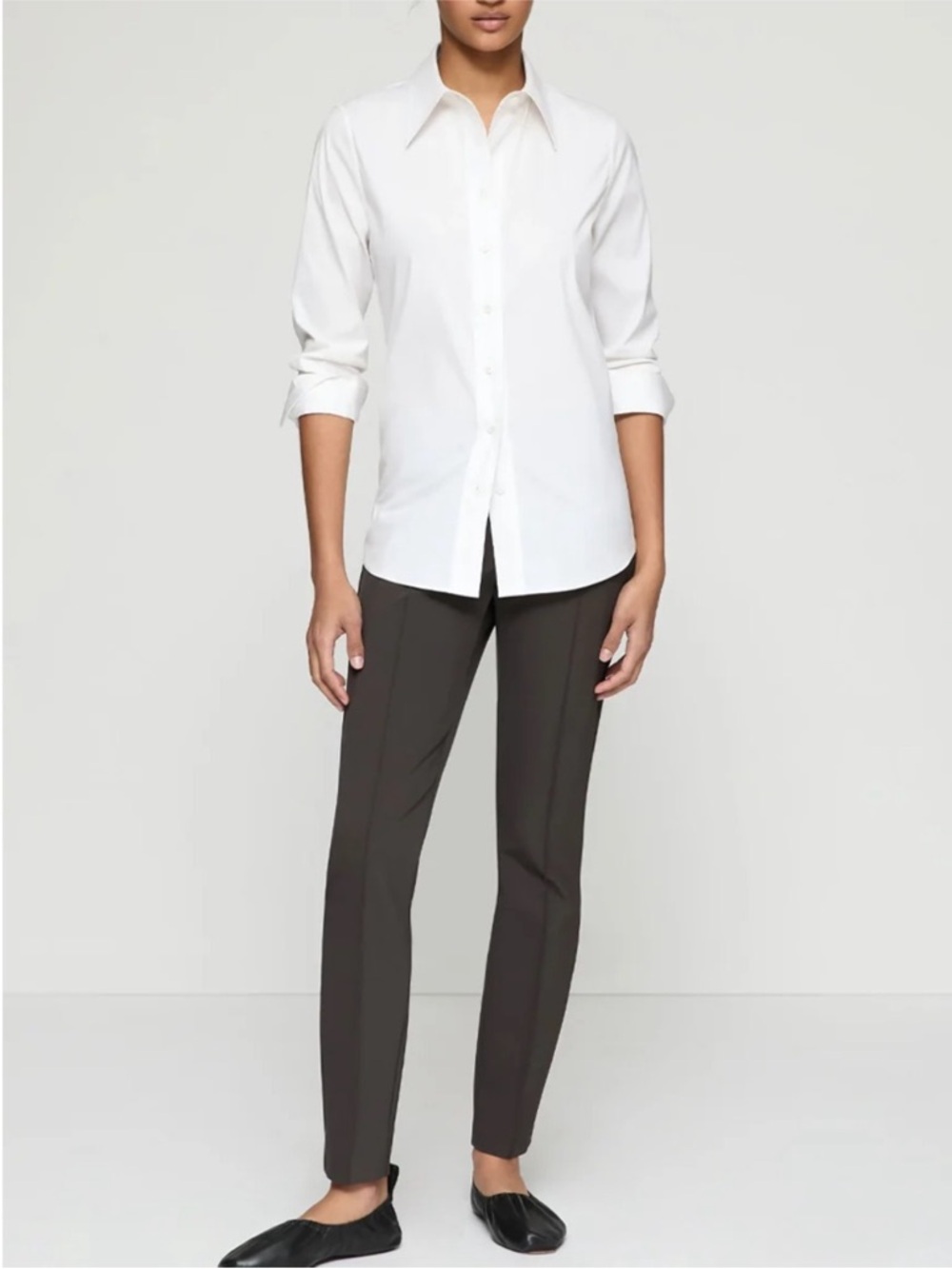 Lafayette 148 New York Acclaimed Stretch Gramercy Pant in BLACK Size 6